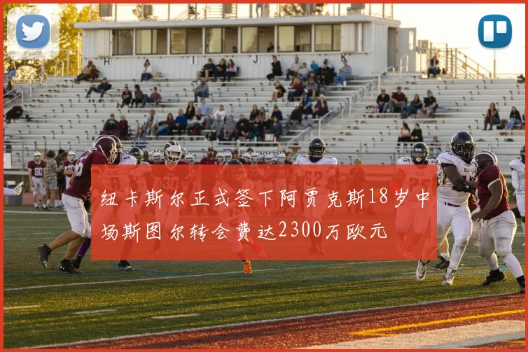纽卡斯尔正式签下阿贾克斯18岁中场斯图尔转会费达2300万欧元